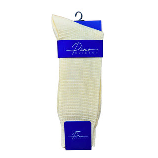 Basket Weave Men's Crew Dress Sock