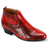 5159 Antonio Cerrelli High Top Cuban Leather Heel Boot