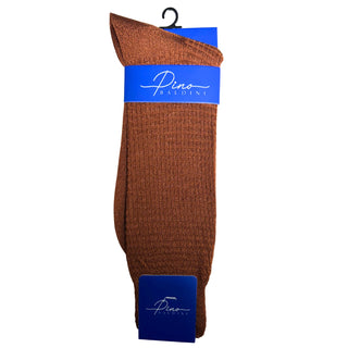 Basket Weave Men's Crew Dress Sock