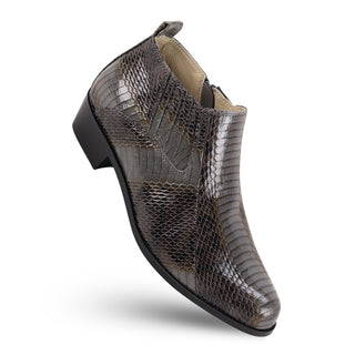 5159 Antonio Cerrelli High Top Cuban Leather Heel Boot