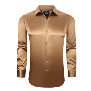 Luxe Stretch Satin Shirt
