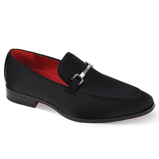 7018 Black After Midnight Satin Slip On