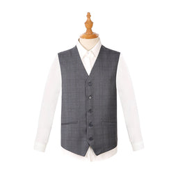 Joseph Michael 7906-30 3-Piece Slim Fit Plaid Suit - Detail View