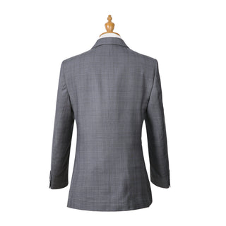 Joseph Michael 7906-30 3-Piece Slim Fit Plaid Suit - Side View