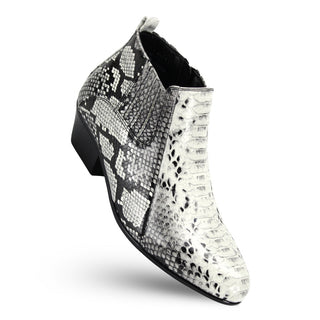 5159 Antonio Cerrelli High Top Cuban Leather Heel Boot