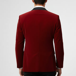 Stretch Slim Fit Velvet Blazer - 7 Colors