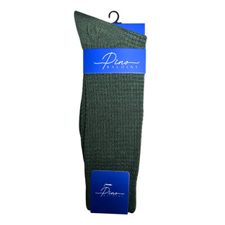Basket Weave Men's Crew Dress Sock