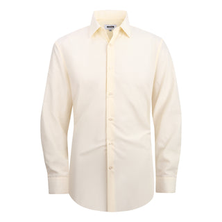 Ivory Slim Fit Solid Dress Shirt