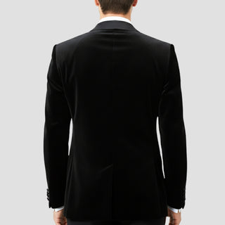 Stretch Slim Fit Velvet Blazer - 7 Colors