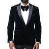 Stretch Slim Fit Velvet Blazer - 7 Colors