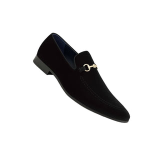 Barney Loafer Style Velvet Black