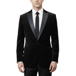 Stretch Slim Fit Velvet Blazer - 7 Colors