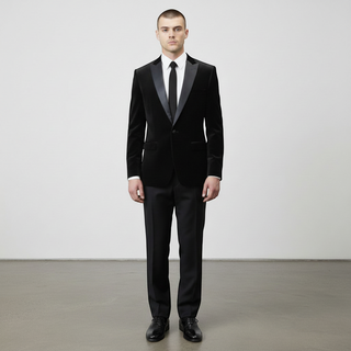 Stretch Slim Fit Velvet Blazer - 7 Colors