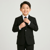 Ideal Boys' Black 4-Way Stretch Suit