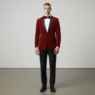 Stretch Slim Fit Velvet Blazer - 7 Colors
