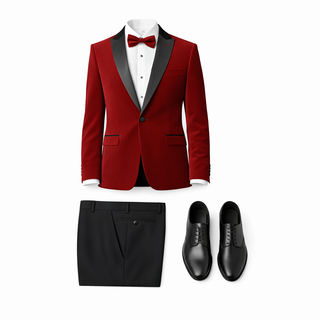 Stretch Slim Fit Velvet Blazer - 7 Colors