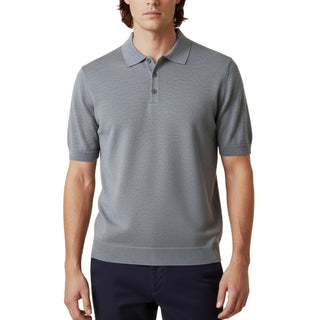 Short Sleeve Knit Polo