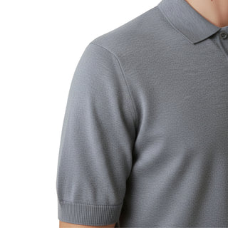 Short Sleeve Knit Polo