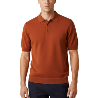 Short Sleeve Knit Polo