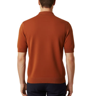 Short Sleeve Knit Polo
