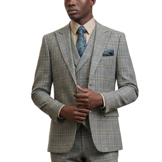 3 Piece Extrema Suit  Plaid 726