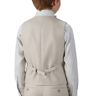 Kids World Boys' Tan Vest & Pants Set