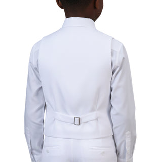 Kids World Boys' White Vest Set
