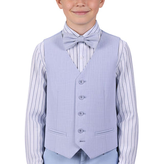Kids World Boys' Lavender Vest Set