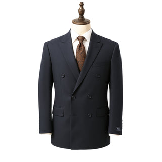 Dbv100 0905-17 Black Joseph Michael Double Breasted 3Pc Suit