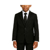 Boys Black Sharkskin Suit