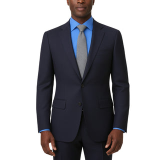 100% Wool 2 Button Slim Fit Blue Suit