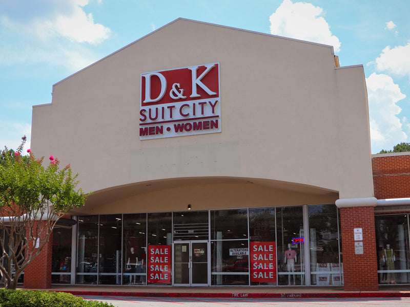 D&K Suit City Stone Mountain storefront