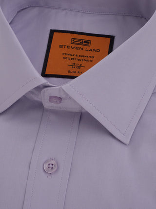Poplin | Button Cuff | 100% Cotton | Lilac