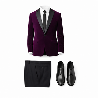 Stretch Slim Fit Velvet Blazer - 7 Colors