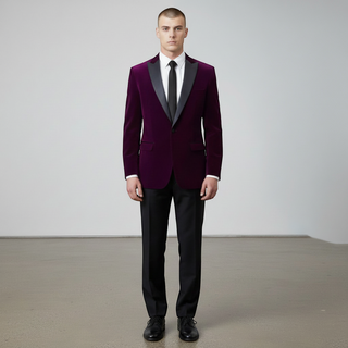 Stretch Slim Fit Velvet Blazer - 7 Colors