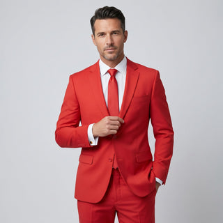 Joseph Michael Men's 4-Way Stretch Adjustable Waist Knit Suit