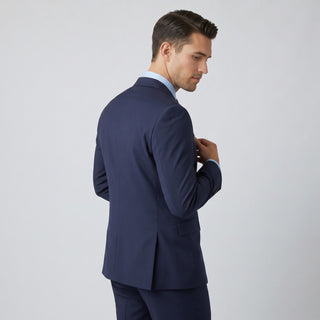 Joseph Michael Men's 4-Way Stretch Adjustable Waist Knit Suit