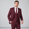 Joseph Michael Men's 3-Piece Slim Fit Vested Suit — Peak Lapel