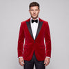 Stretch Slim Fit Velvet Blazer - 7 Colors