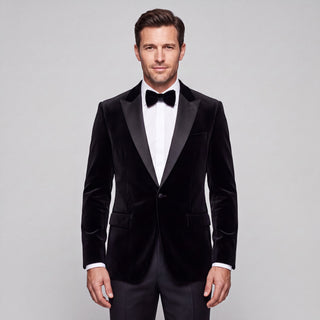 Stretch Slim Fit Velvet Blazer - 7 Colors