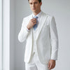 Joseph Michael Men's 3-Piece Slim Fit Vested Suit — Peak Lapel