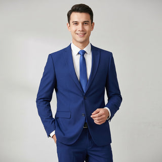 Joseph Michael Men's 2-Piece Slim Fit Stretch Suit — Notch Lapel