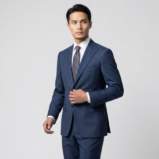 Joseph Michael Men's 2-Piece Slim Fit Sharkskin Suit — Peak Lapel