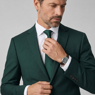 Joseph Michael Men's 4-Way Stretch Adjustable Waist Knit Suit