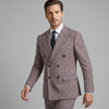 Statement Men's 2-Piece Modern Fit Double Breasted Suit — Peak Lapel
