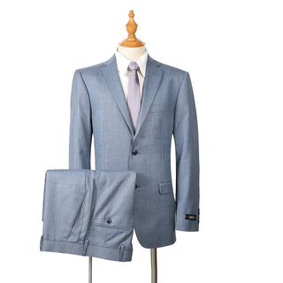 Joseph Michael Sharkskin 2 Button Notch Lapel
