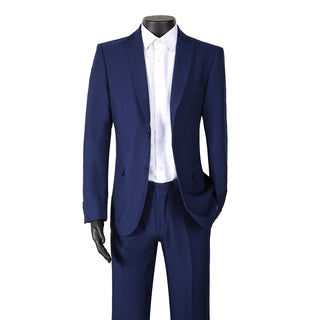 Joseph Michael 2 Button Slim Fit Peak Lapel Stretch Suit