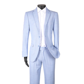 Joseph Michael Sharkskin 2 Button Notch Lapel