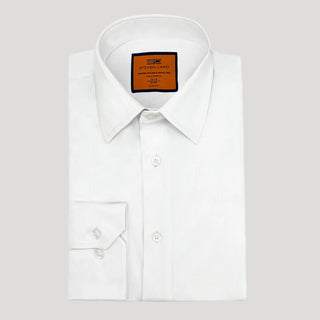 4 Way Stretch Travel Shirt | Barrel Cuff | Point Collar | White