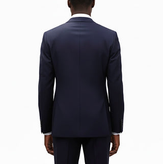 Calvin Klein Navy Blue Peak Lapel Suit